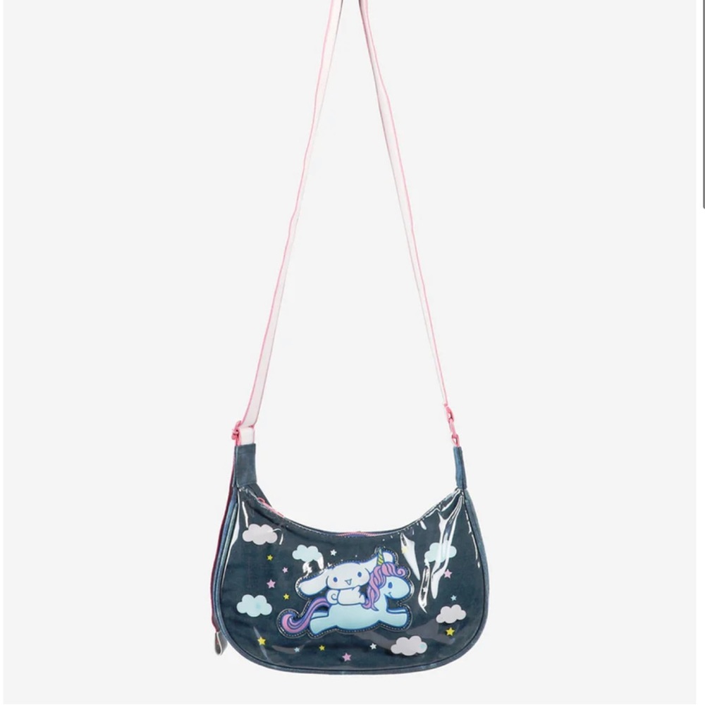 CINNAMOROLL DENIM CONVERTBLE HOBO BAG